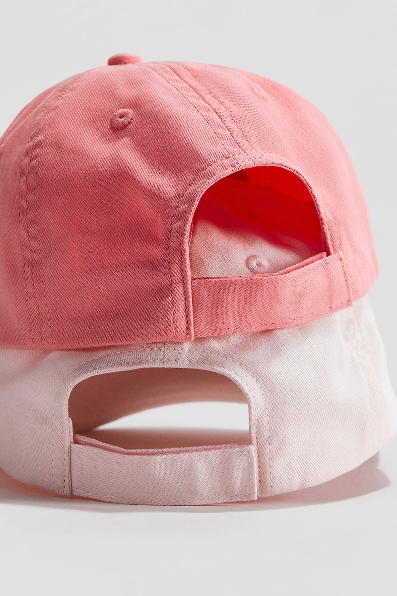 2-Pack Cotton Twill Caps