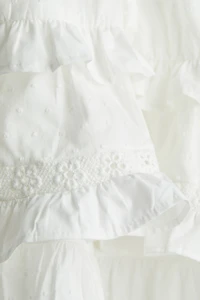 Robe en coton plumetis
