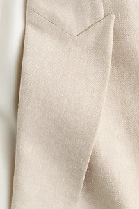 Linen-Blend Blazer