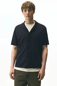 Regular Fit Knitted short-sleeved shirt