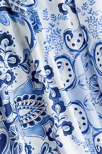 Robe tunique à manches ballon