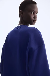 Sweatshirt with Text Motif