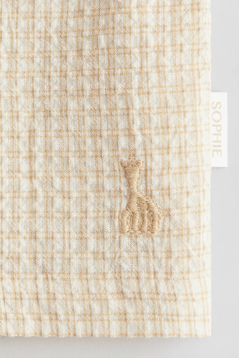 2-Piece Cotton Seersucker Set