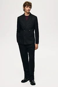 Regular-Fit Double-Breasted Jacket