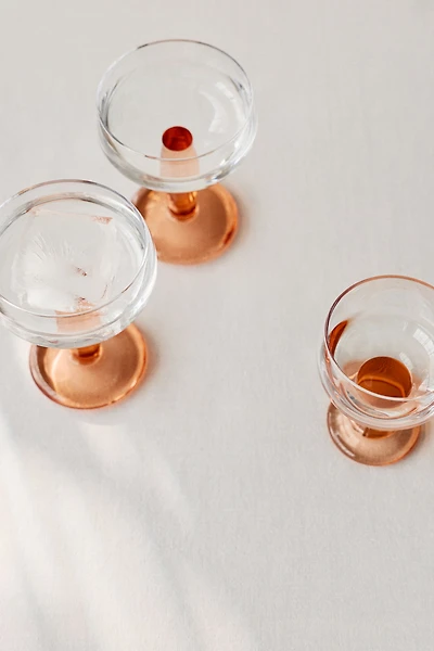 Lot de 2 coupes soufflées à la bouche