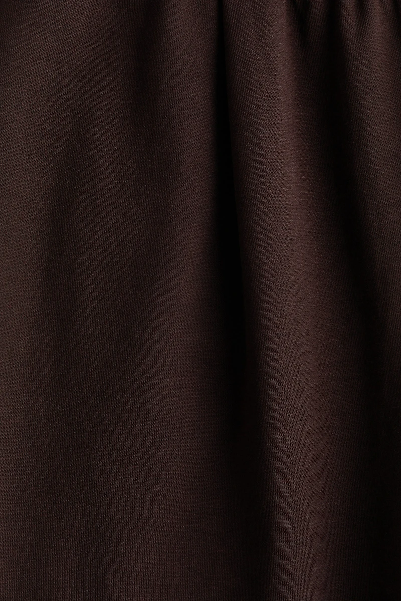 Pantalon de jogging interlock avec jambes larges