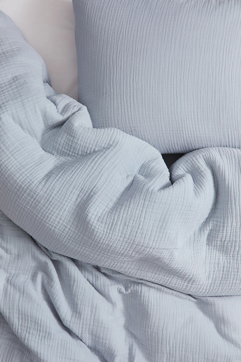 Muslin Twin Duvet Cover Set