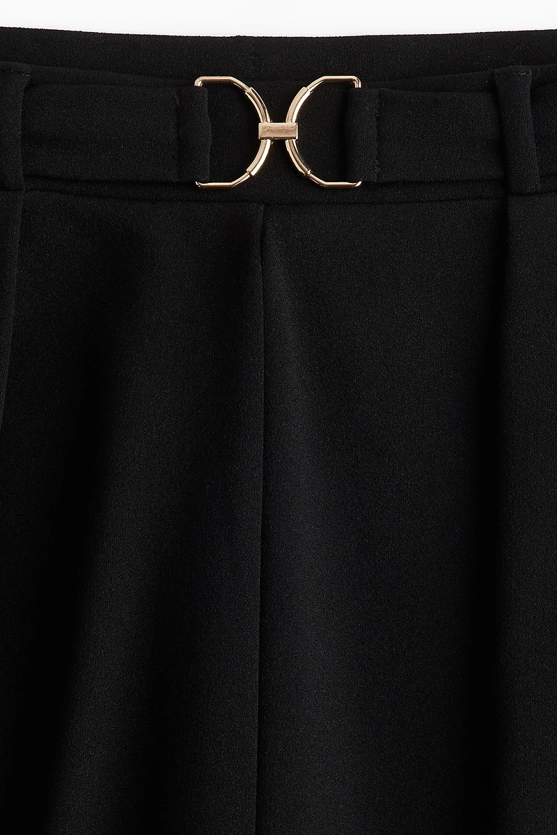 Buckle-detail Dress Pants