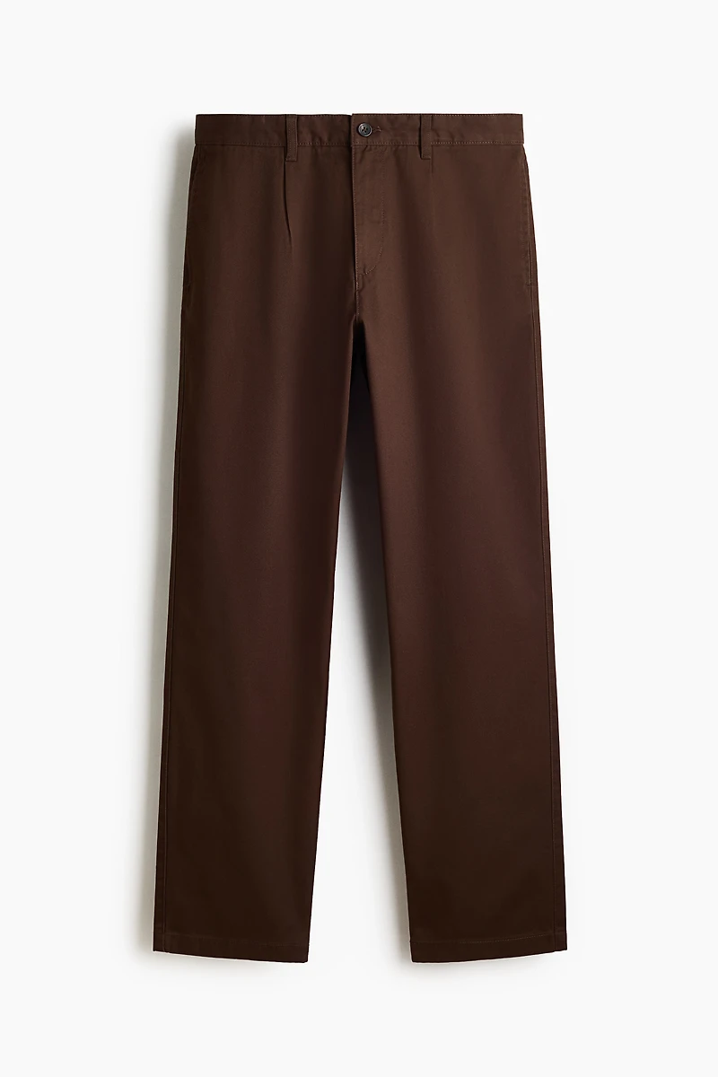 Relaxed-Fit Cotton Twill Chinos