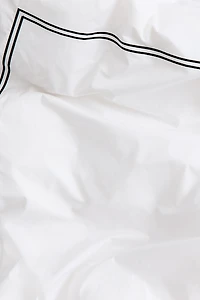 Cotton Percale King/Queen Duvet Cover Set