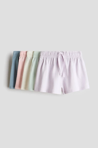 Lot de 5 shorts en jersey coton
