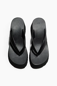 Wedge-Heeled Flip-Flops
