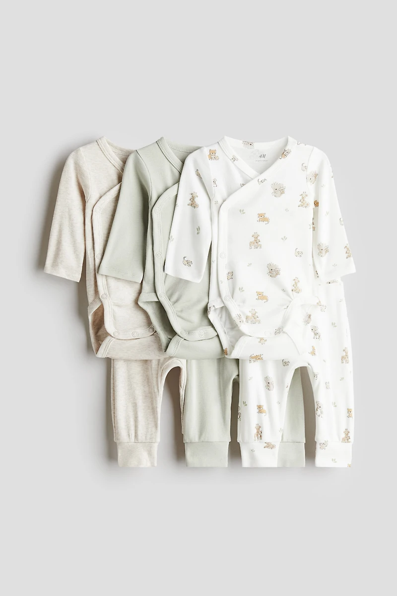 6-piece Bodysuit and Pants Set