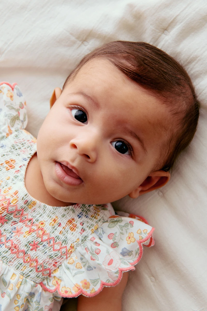 Robe une pièce en coton