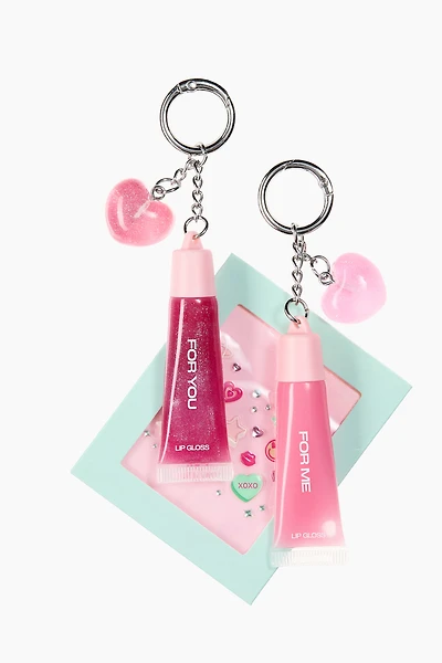 Lip Gloss Key Ring Set