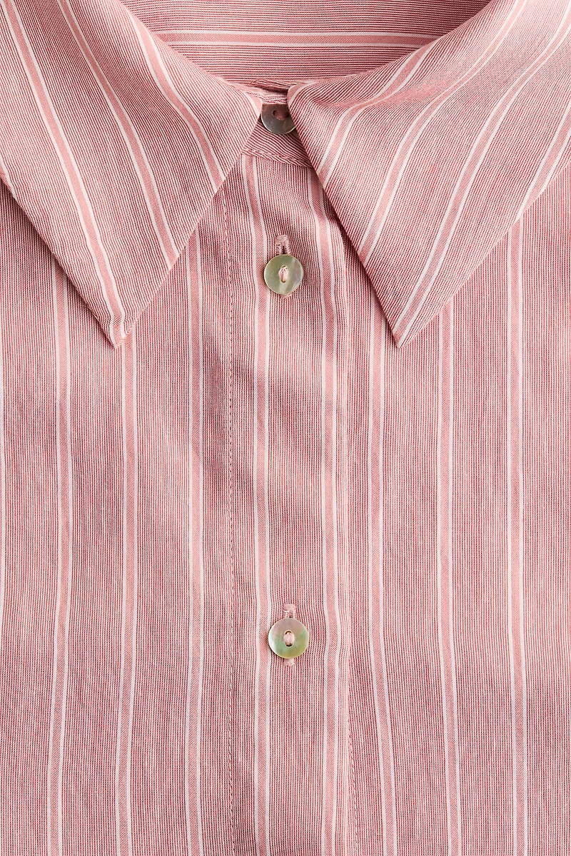 Chemise en lyocell mélangé