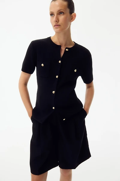 MAMA Rib-Knit Cardigan