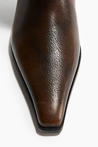 Knee-High Leather Boots