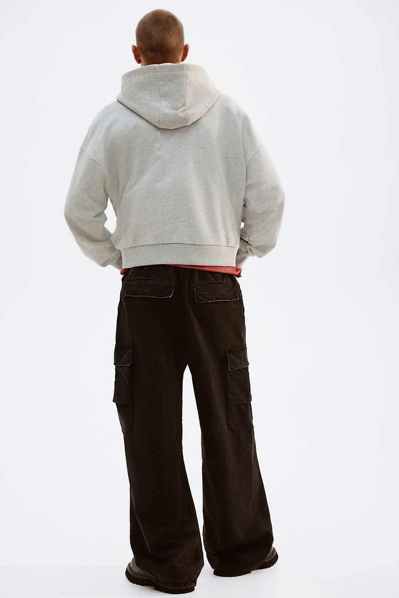 Oversized-Fit Hooded Jacket