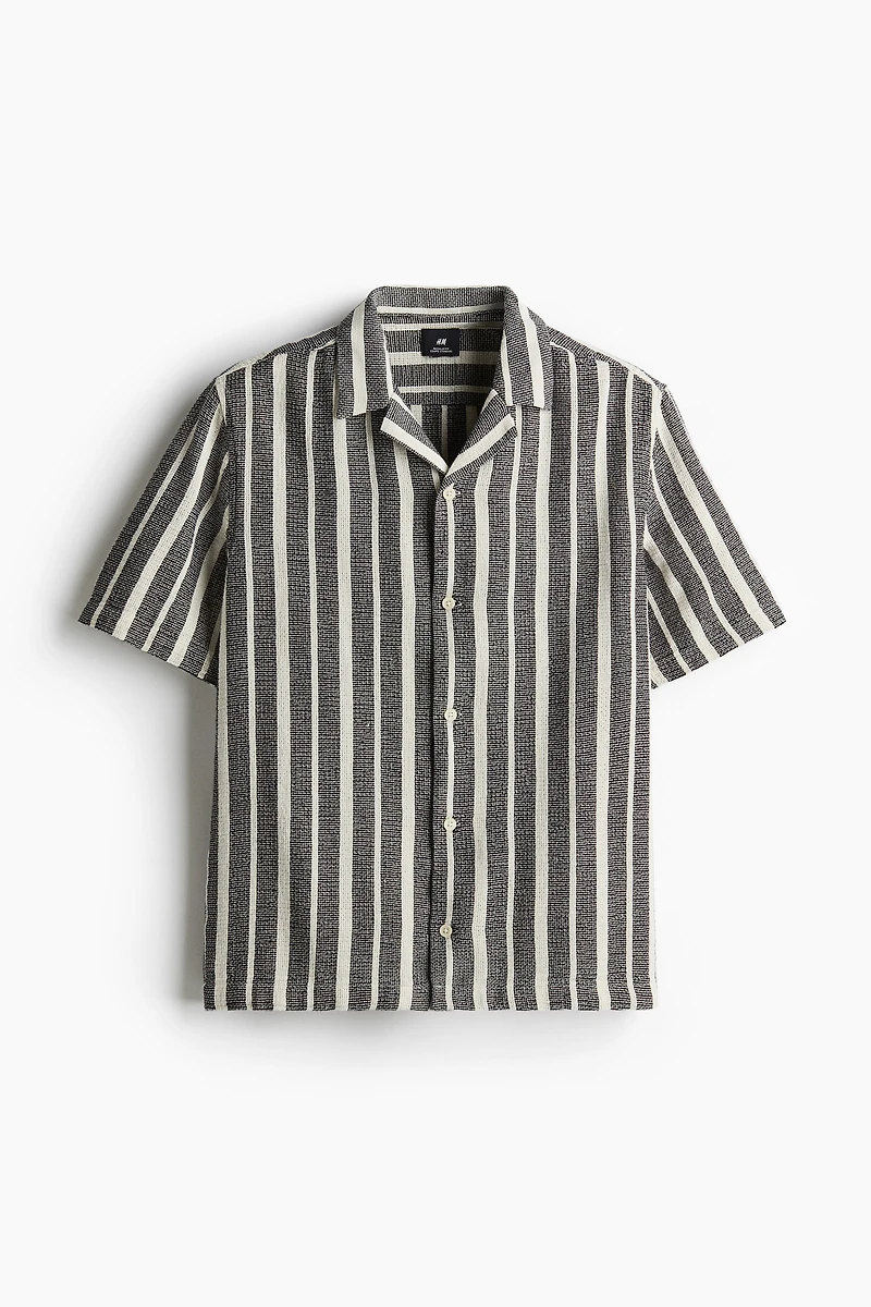 Regular-Fit Textured Resort Shirt