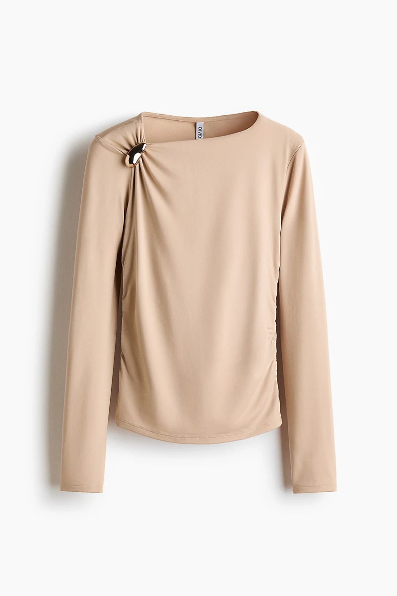 Asymmetric Jersey Top