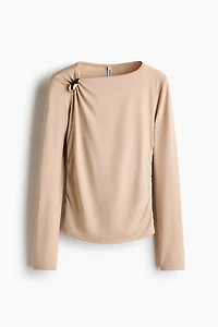 Asymmetric Jersey Top