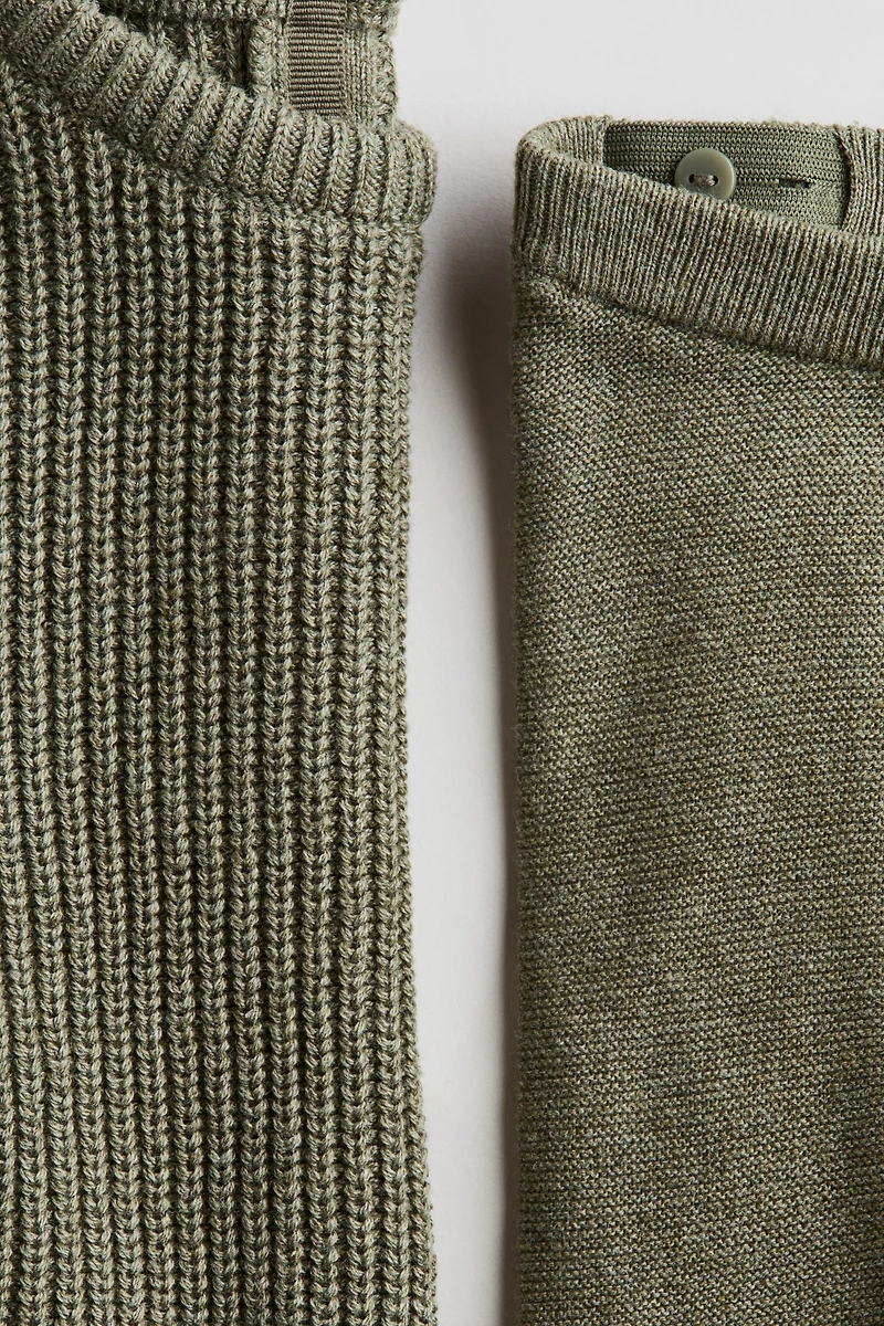 2-piece Cotton Knit Set