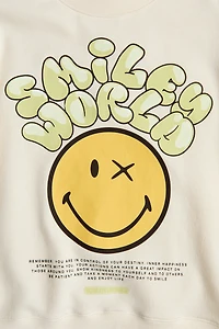 Sweatshirt with Printed Motif