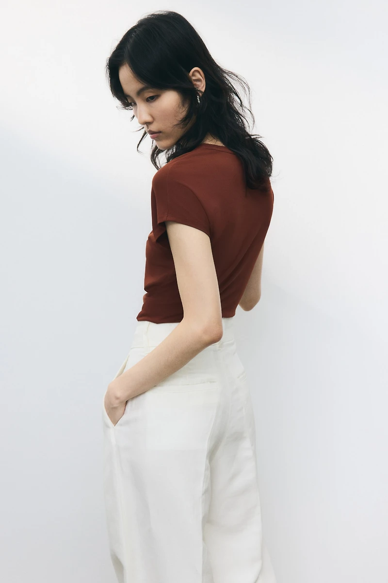 Cap-Sleeved Top