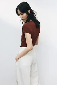 Cap-Sleeved Top