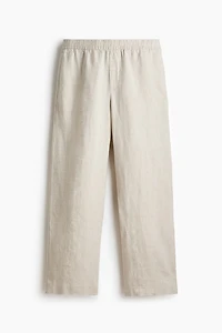 Loose-Fit Linen Pants