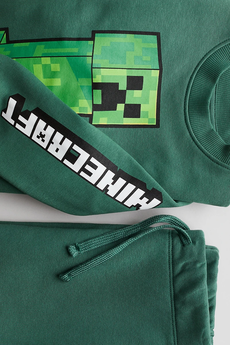 2-piece Printed Sweatsuit