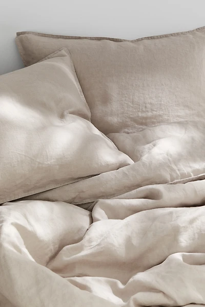 Linen King/Queen Duvet Cover Set