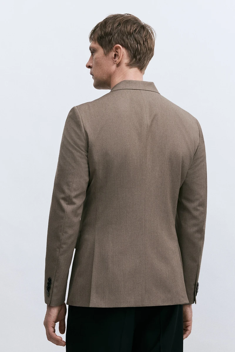 Regular-Fit Double-Breasted Jacket