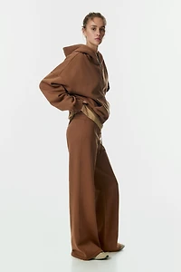 Pantalon de molleton évasé