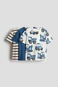 3-pack Printed T-shirts