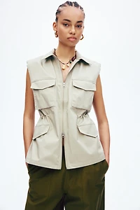 Balloon-Leg Cargo Pants