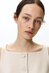 Gilet sans manches ajusté