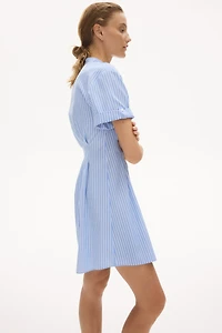 Shirt Dress with Tapered Waist