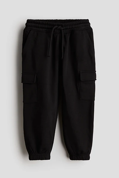 Brushed-Inside Cargo Joggers