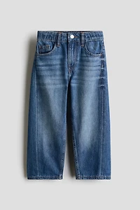 Loose-Fit Barrel Jeans