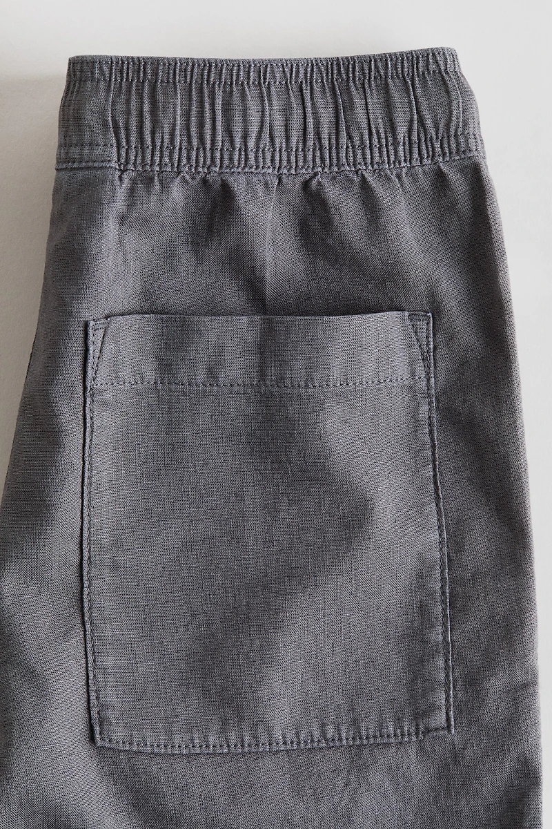 Pantalon en lin mélangé
