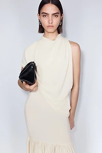 Robe en jersey avec cape