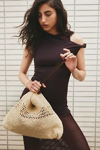 Straw Shoulder Bag