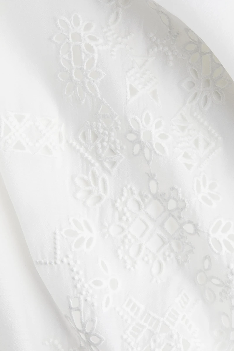 Camisole Dress with Eyelet Embroidery