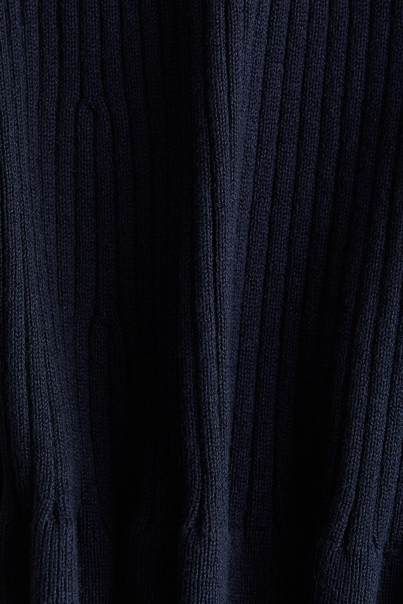 MAMA Flared Rib-Knit Pants