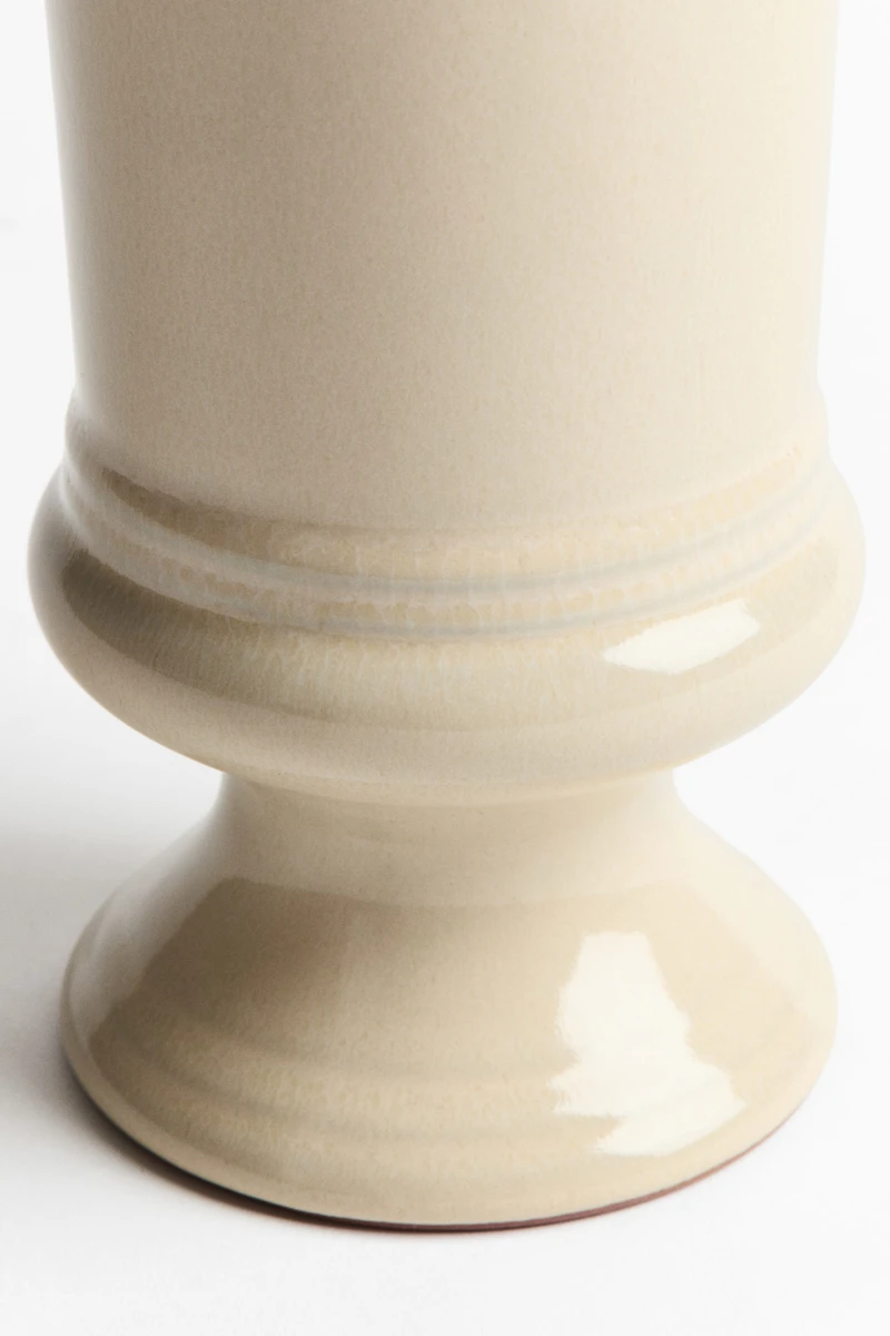 Large Reactive-Glaze Terracotta Vase