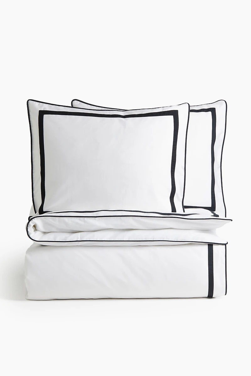 Egyptian Cotton King/Queen Duvet Cover Set