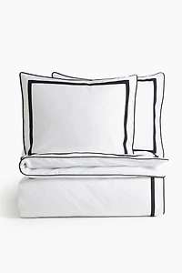 Egyptian Cotton King/Queen Duvet Cover Set
