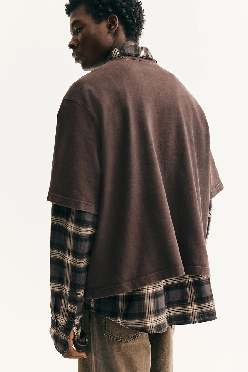 T-shirt court grande taille